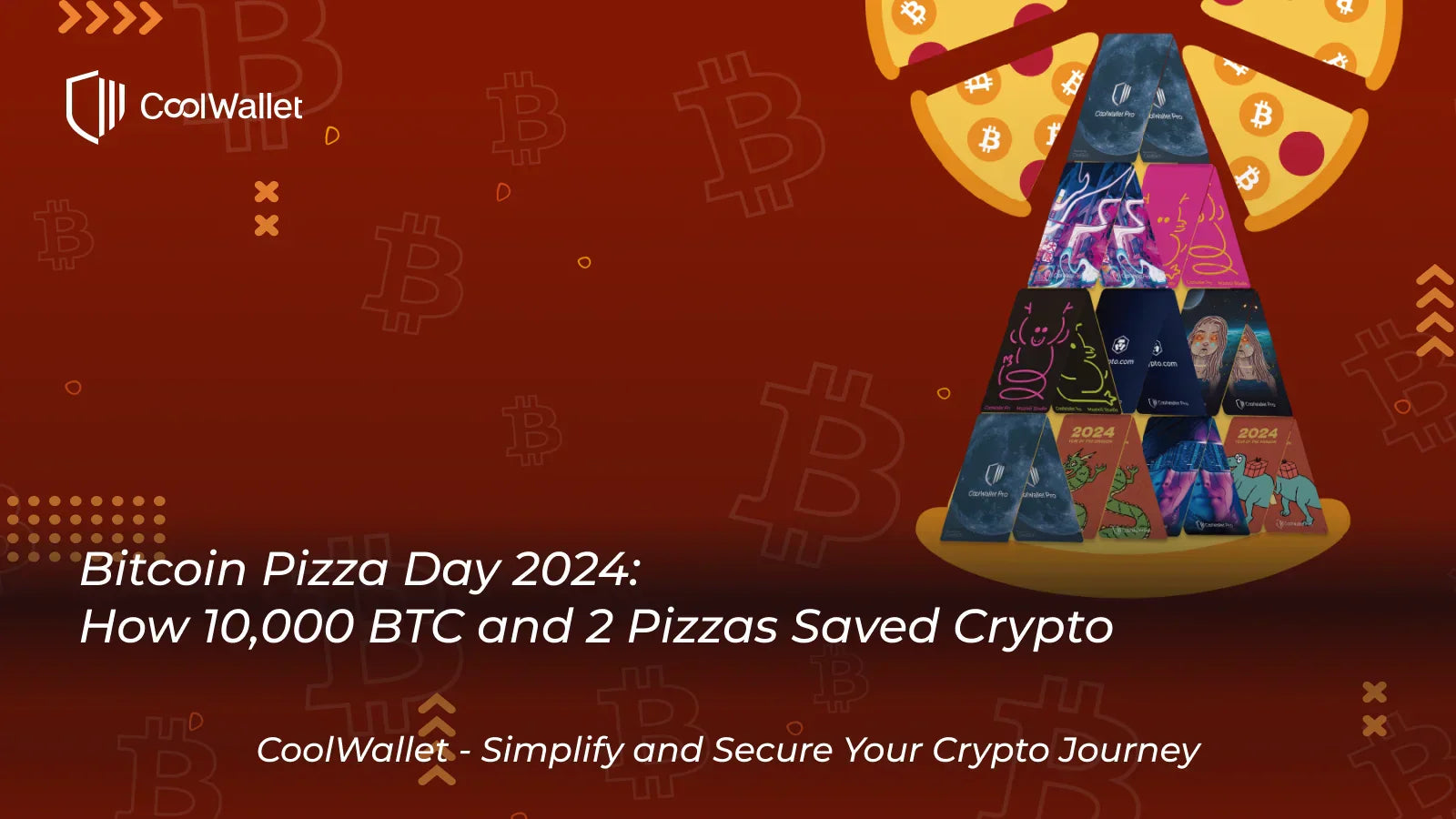 Bitcoin Pizza Day 2024: How 10,000 BTC and 2 Pizzas Saved Crypto –  CoolWallet
