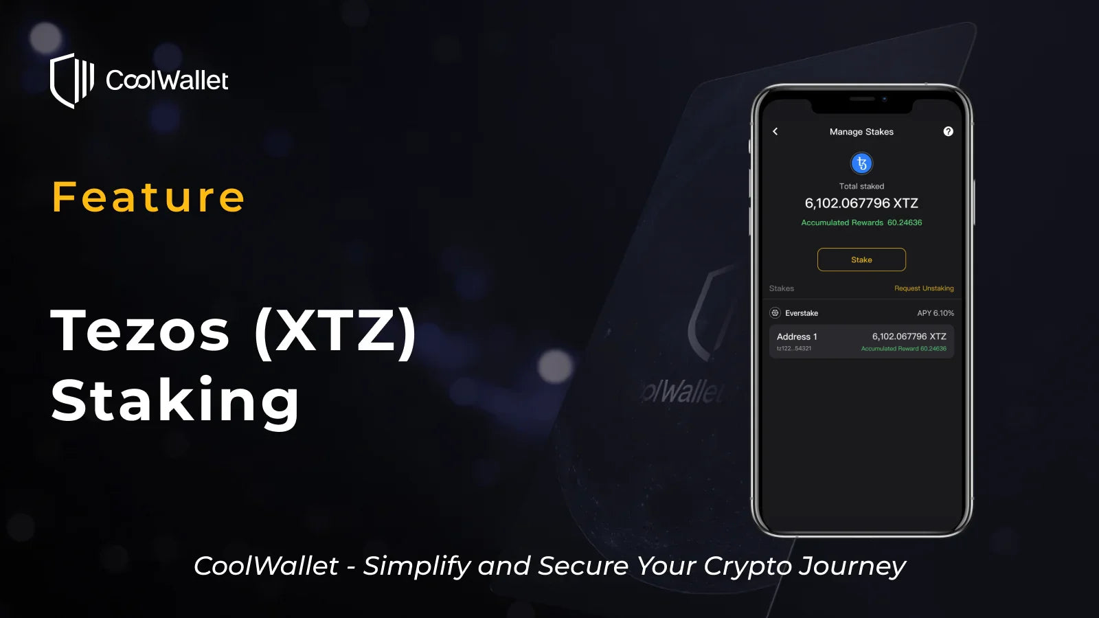 How to Stake Tezos (XTZ) – CoolWallet