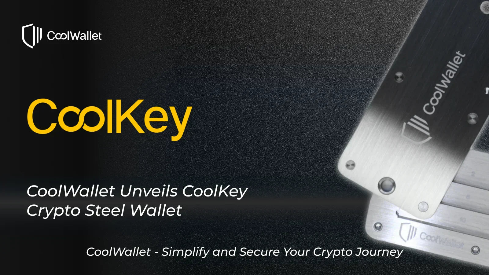 CoolWallet Unveils CoolKey Crypto Steel Wallet
