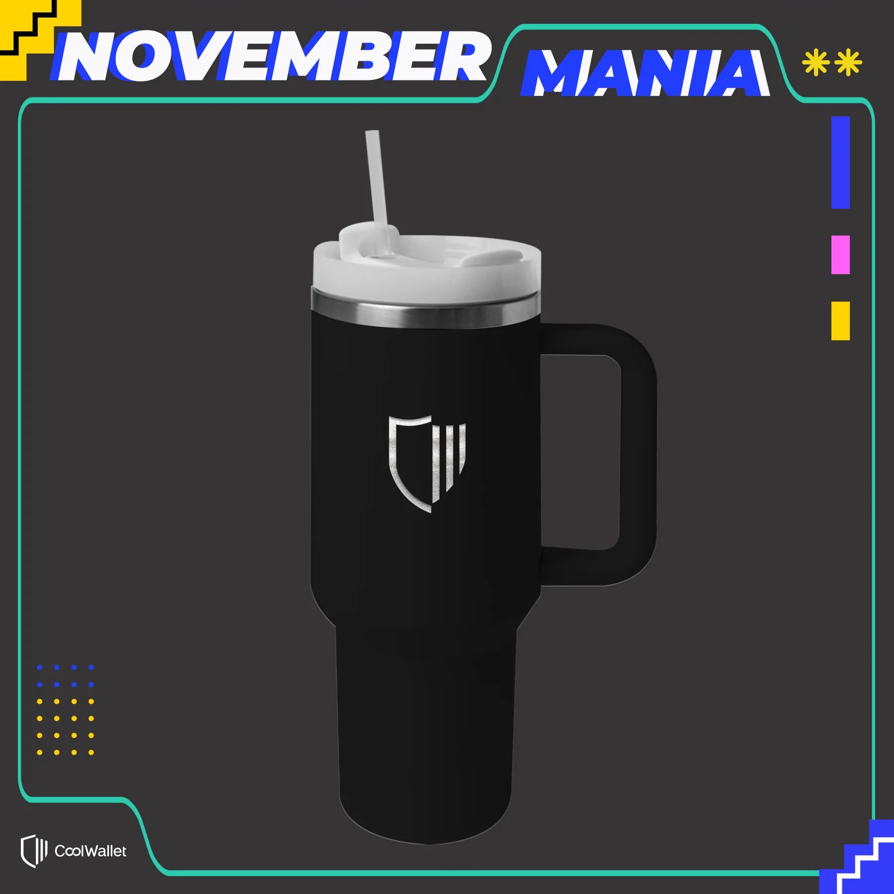 CoolWallet Insulated Stainless Steel Tumbler