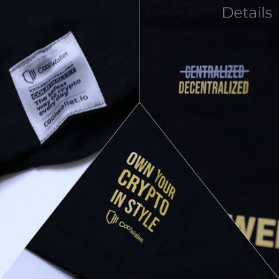T-shirt Bitcoin x CoolWallet TO THE MOON