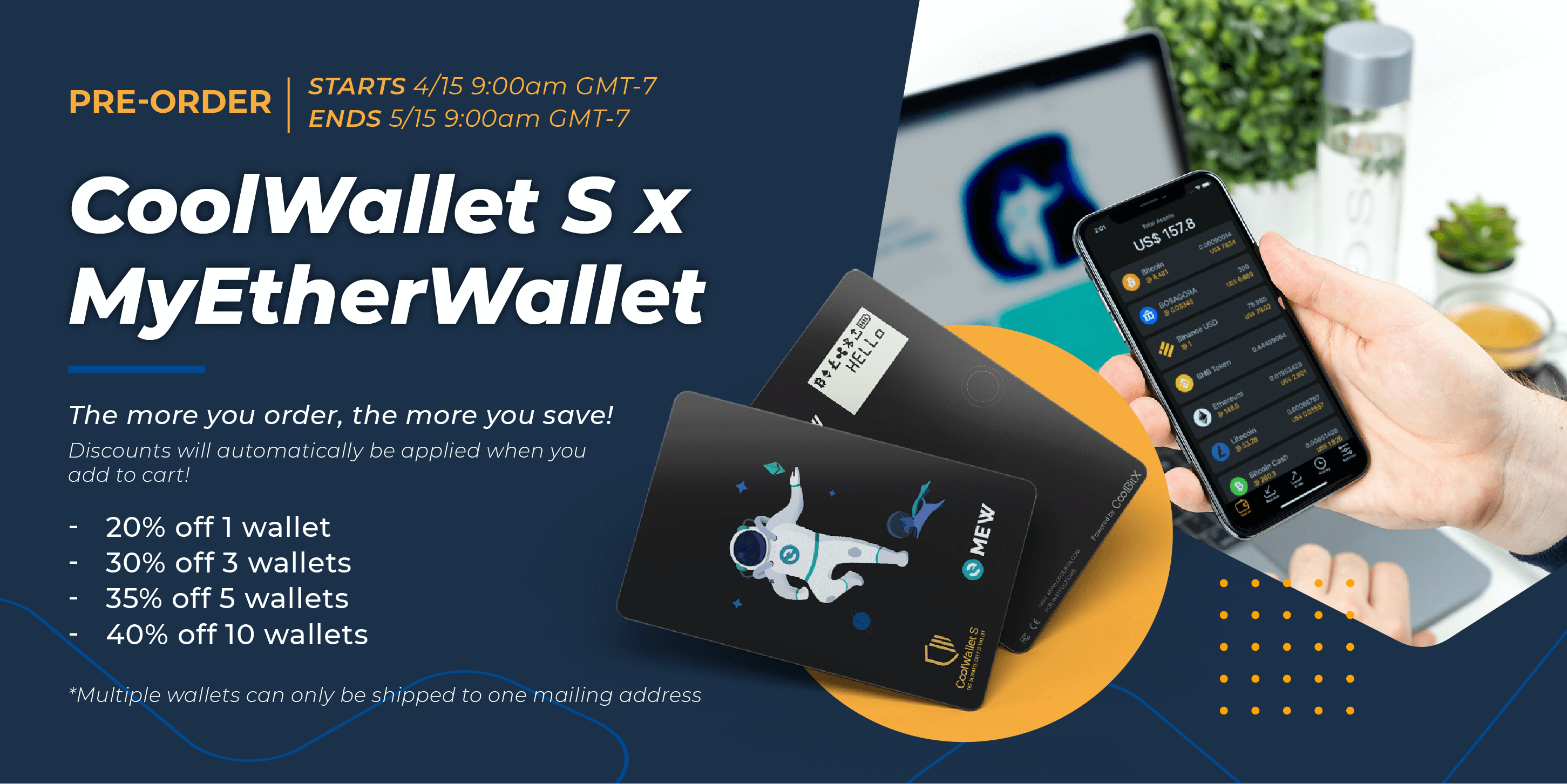 Special Edition MyEtherWallet - CoolWallet S